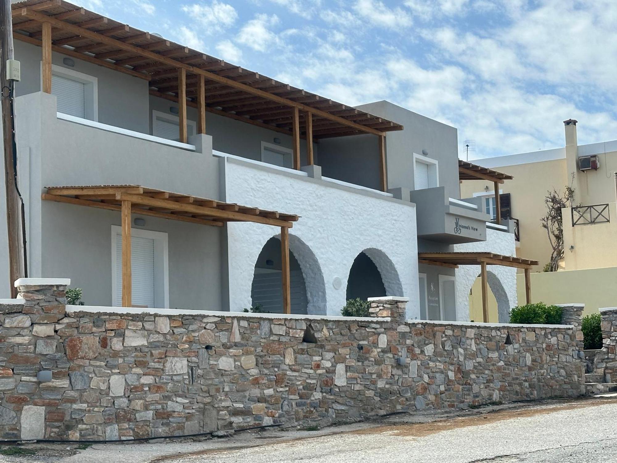 Apartamento Vivianna'S View Azolimnos Exterior foto